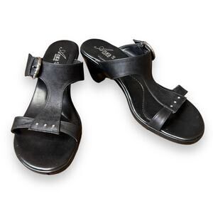 Acura Italy Leather Wedges Heels Size 40